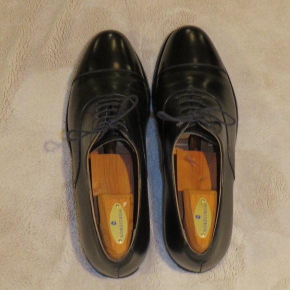 Crockett & Jones Newgate Black Calf Leather Straight Tip Oxford US 11.5B main image 5